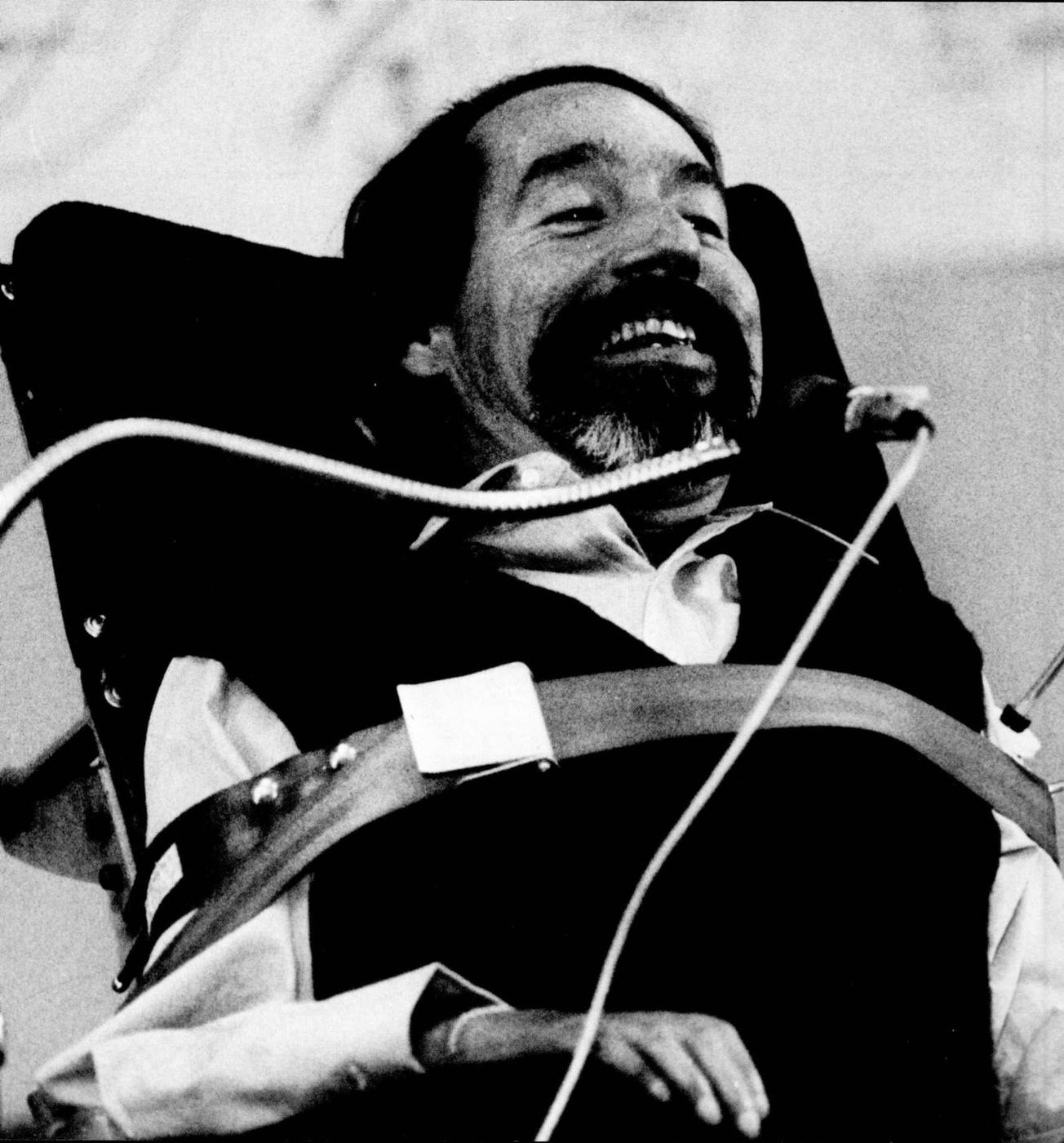 Ed Roberts in 1981, as Director of the California Department of Rehabilitation.