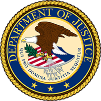 U.S. Department of Justice logo used on ADA.gov for Disability Rights.